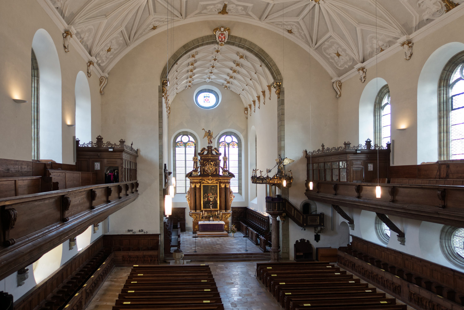 Innenraum der  Dreieinigkeitskirche