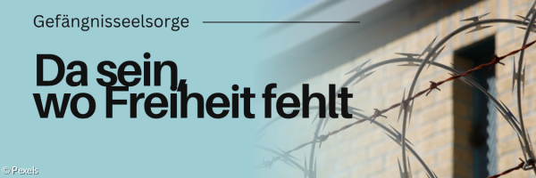 Stacheldrahtzaun im Vordergrund. Dahinter sieht man ein Gebäude.