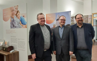 Dekan Jörg Breu, Pfr. Günter Gasner und Fundraiser Dr. Martin Weindl