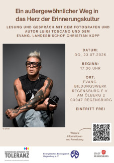Plakat mit Luigi Toscano darauf