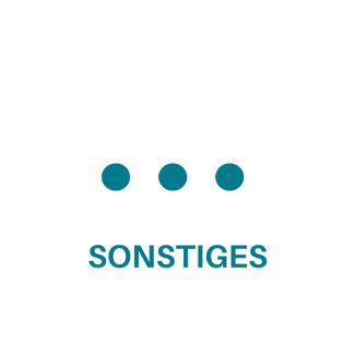 Icon mit drei Punkten. Darunter steht Sonstiges.